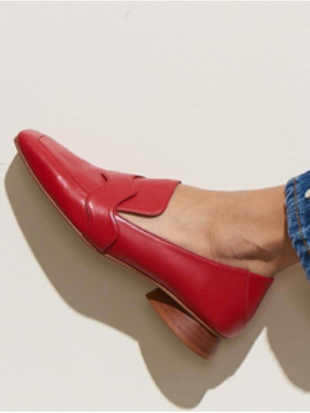 Maguire Red Squiggle Loafers